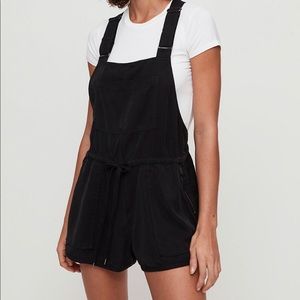 Aritzia denim romper
